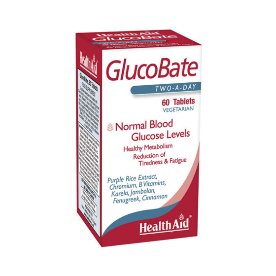 Health Aid GlucoBate Φυτική Φόρμουλα Για Το Διαβήτη 60tabs